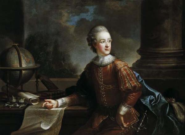 August Friedrich Oelenhainz Portrait of Alois I of Liechtenstein Germany oil painting art